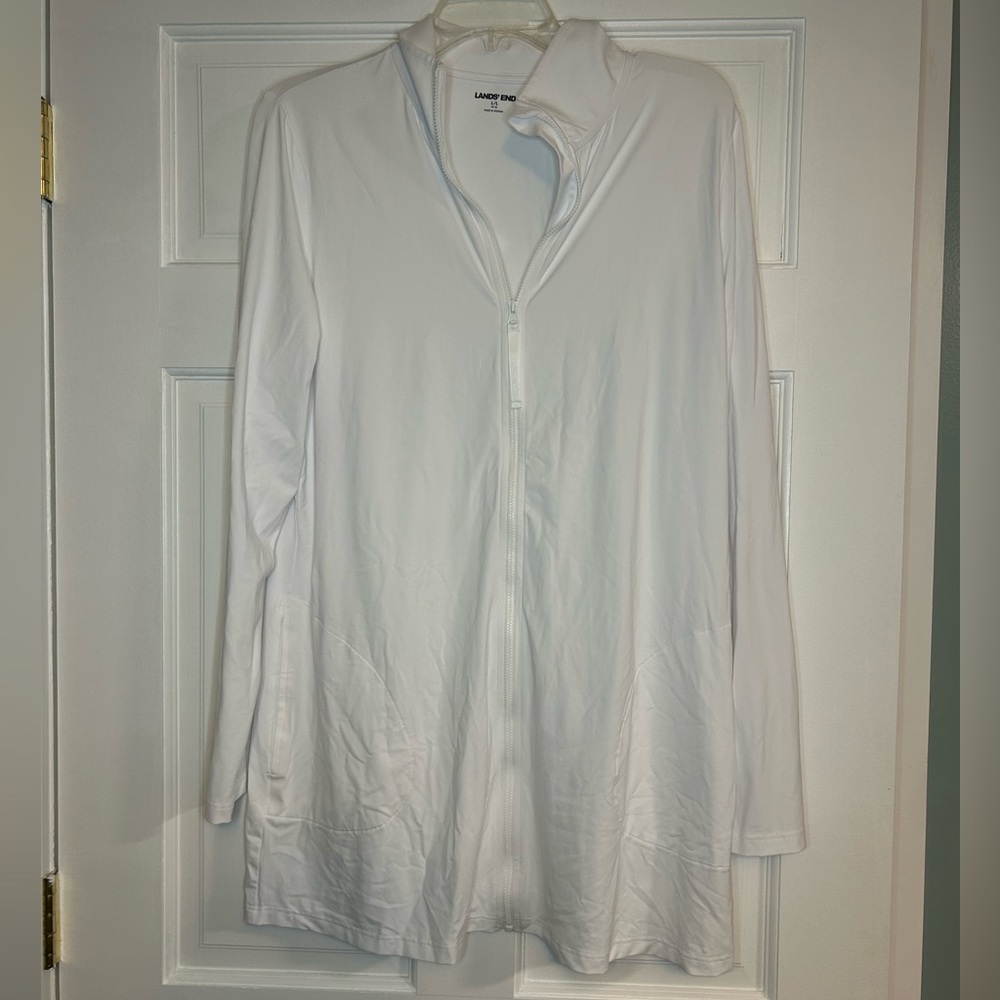 Lands End Long Sleeve Full Zip Jacket